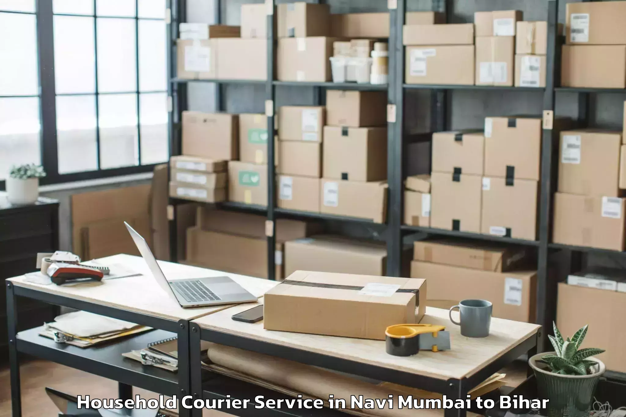 Discover Navi Mumbai to Darbhanga Airport Dbr Household Courier